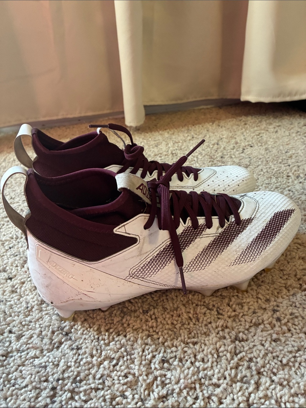 Adidas Mens Adizero Football cleats